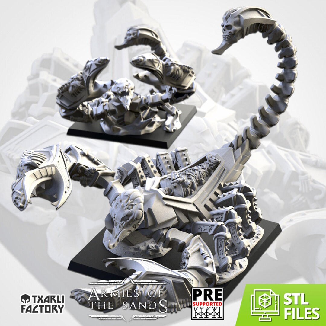 Sand Scorpions | Txarli Factory | Armies of the Sands | Warhammer Proxy | Kings of War | RPG | D&D | Tabletop