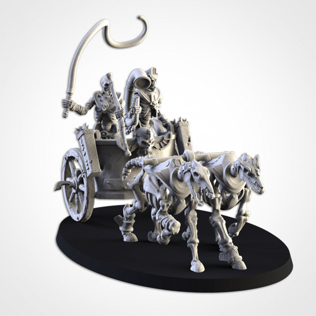 Sekelton Chariots | Txarli Factory | Armies of the Sands | Warhammer Proxy | Kings of War | RPG | D&D | Tabletop
