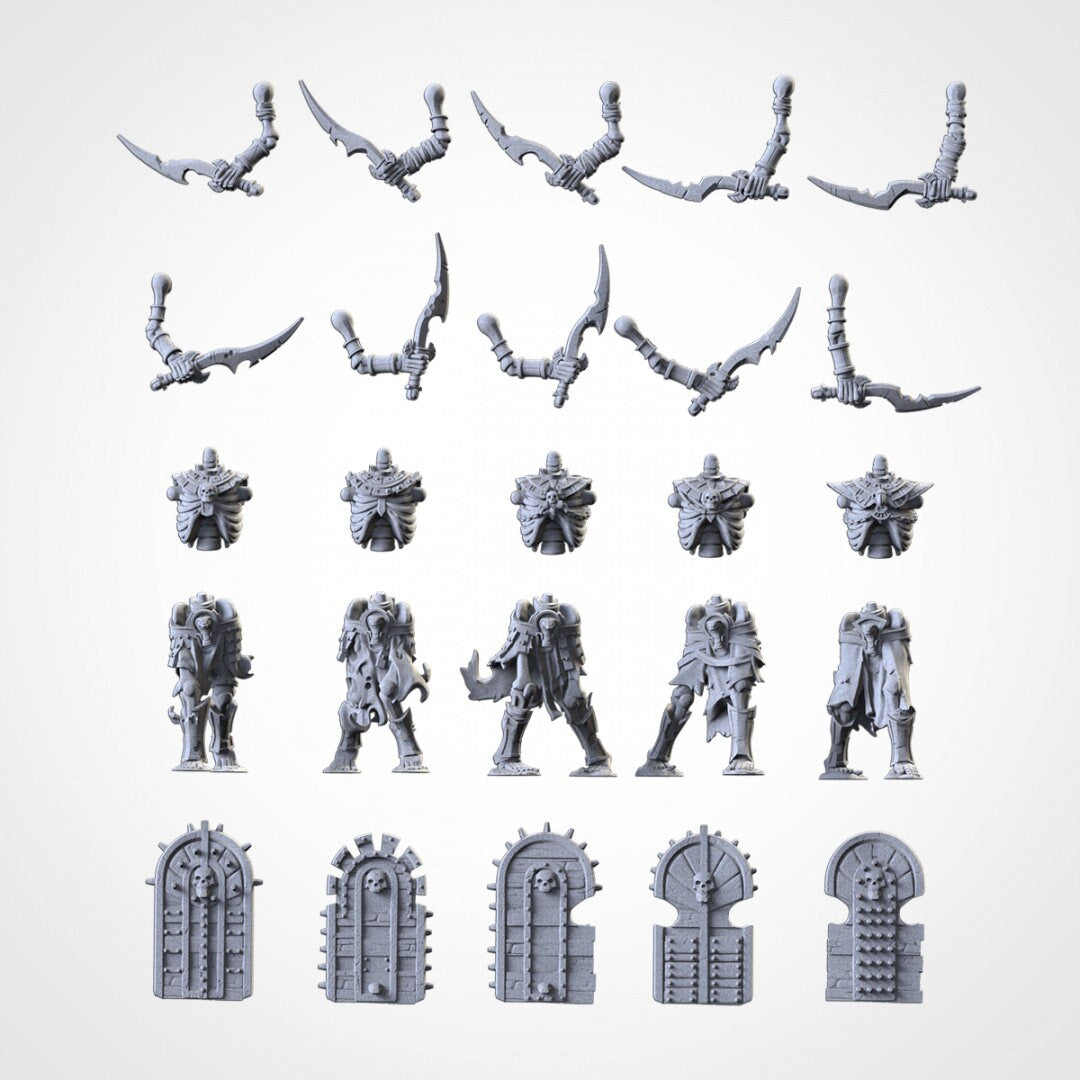 Necropolis Guards - Swords | Txarli Factory | Armies of the Sands | Warhammer Proxy | Kings of War | RPG | D&D | Tabletop