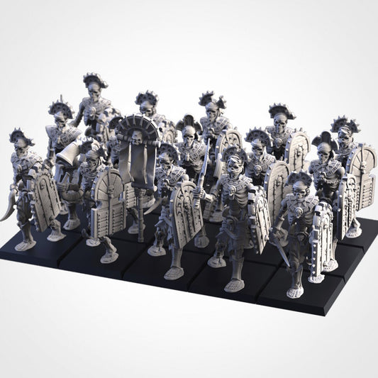 Necropolis Guards - Swords | Txarli Factory | Armies of the Sands | Warhammer Proxy | Kings of War | RPG | D&D | Tabletop