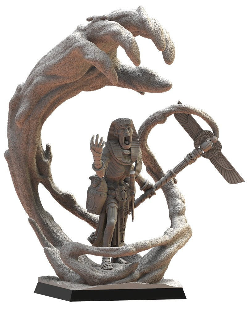 Canopic Sorcerer | Undying Dynasties | Lost Kingdom Miniatures | Warhammer Proxy | Kings of War | RPG | D&D | Tabletop