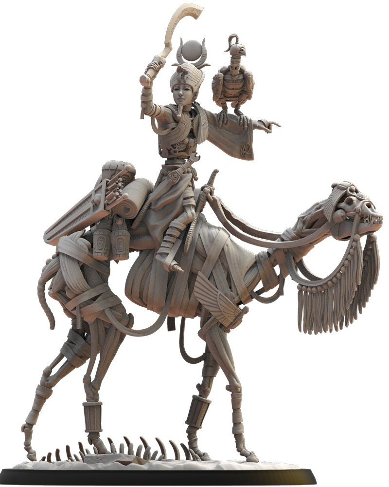 Khalid, the Eternal | Undying Dynasties | Lost Kingdom Miniatures | Warhammer Proxy | Kings of War | RPG | D&D | Tabletop
