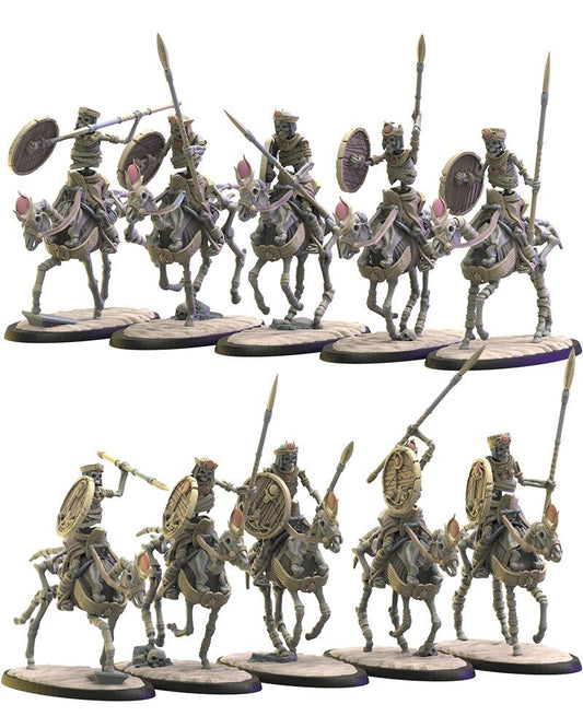 Hurus Riders | Undying Dynasties | Lost Kingdom Miniatures | Warhammer Proxy | Kings of War | RPG | D&D | Tabletop