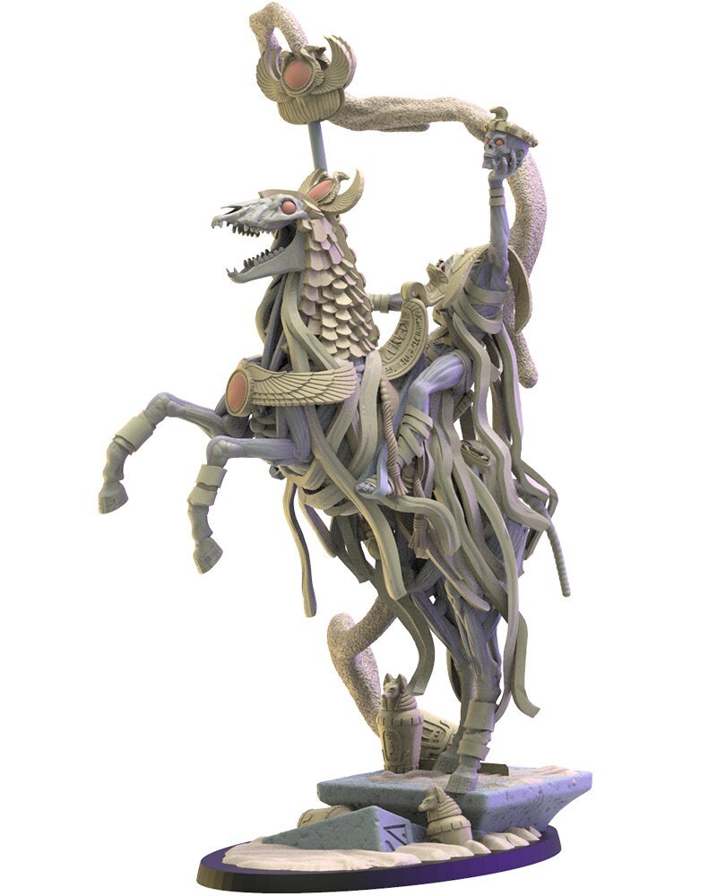 Seb, Headless Sorcerer | Undying Dynasties | Lost Kingdom Miniatures | Warhammer Proxy | Kings of War | RPG | D&D | Tabletop