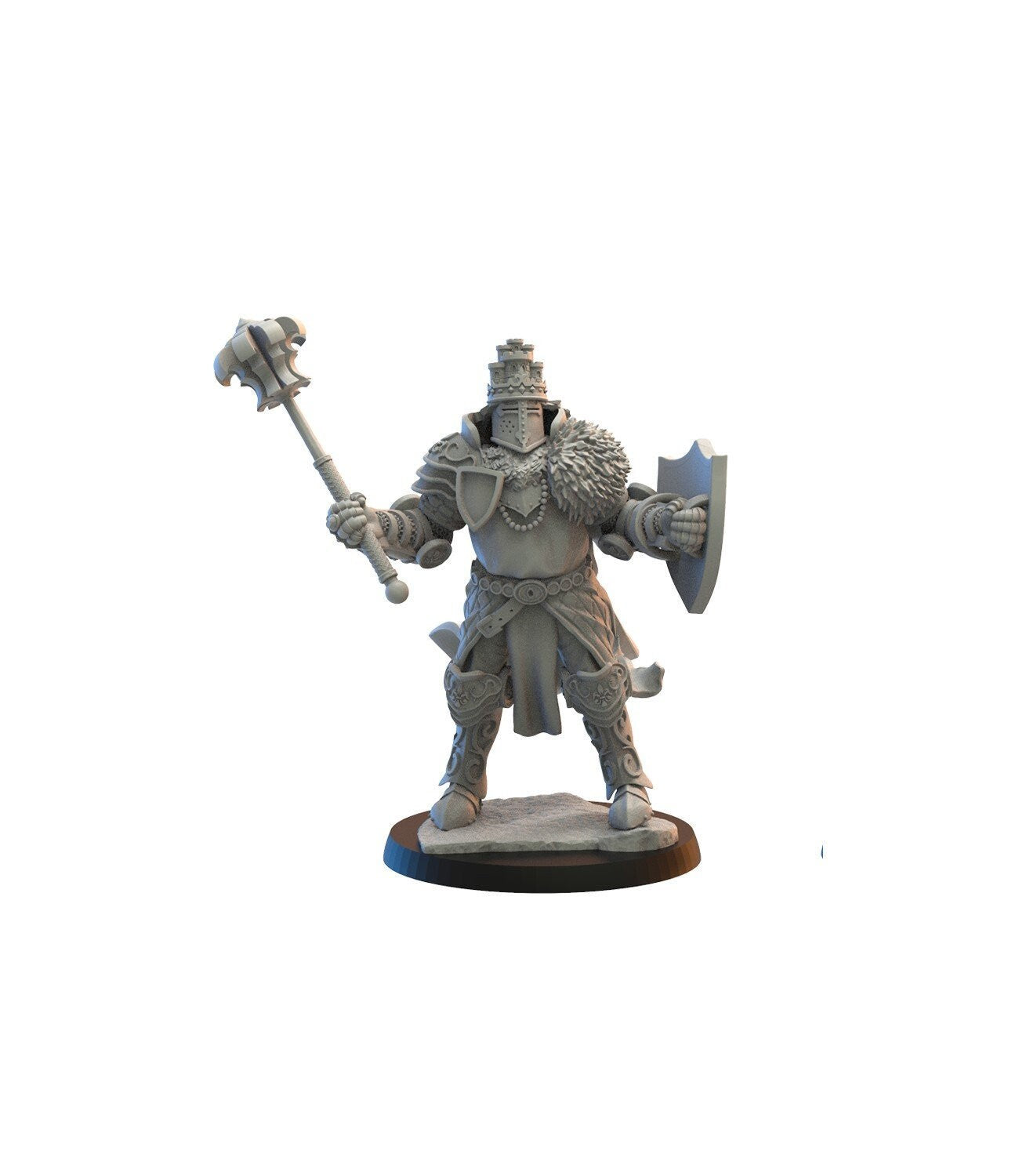 Sir Bors on Foot | Kingdom of Mercia | Lost Kingdom Miniatures | Kyoushuneko | Table Top Gaming | RPG | D&D | Pathfinder