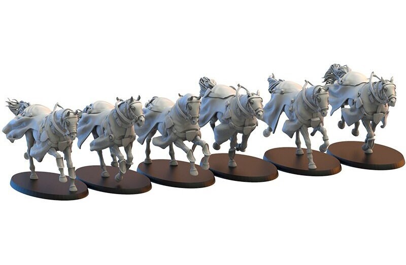 Spare Mounts | Kingdom of Mercia | Lost Kingdom Miniatures | Warhammer Proxy | Kings of War | RPG | D&D | Tabletop
