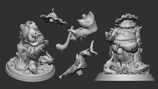 Vodyanoy | Secrets of Silverwood | Resin 3D Printed Miniature | White Werewolf Tavern