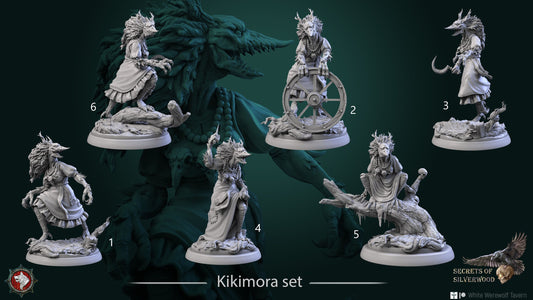 Kikimora Set | Six Poses | Secrets of Silverwood | Resin 3D Printed Miniature | White Werewolf Tavern | RPG | D&D | DnD