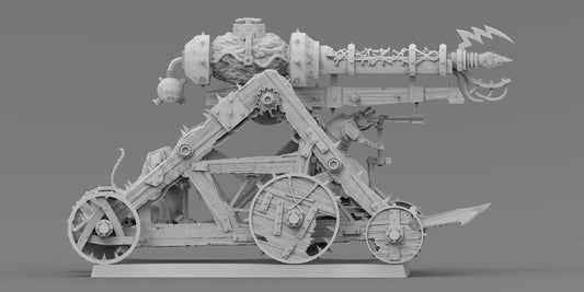 Lightning-Powered Field Cannon | Ratmen | Resin 3D Printed | EmanG | Table Top Gaming