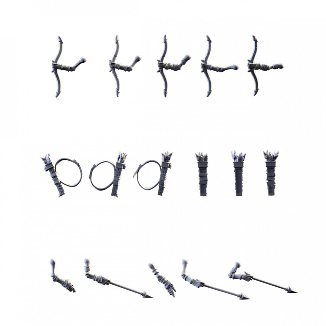 Skeleton Spearmen | Txarli Factory | Armies of the Sands | Warhammer Proxy | Kings of War | RPG | D&D | Tabletop