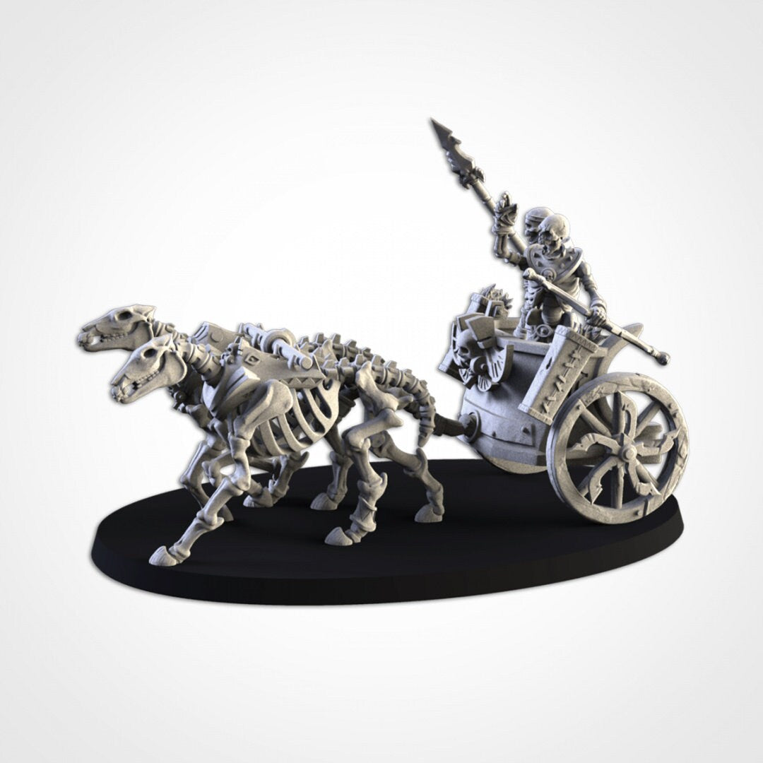 Sekelton Chariots | Txarli Factory | Armies of the Sands | Warhammer Proxy | Kings of War | RPG | D&D | Tabletop