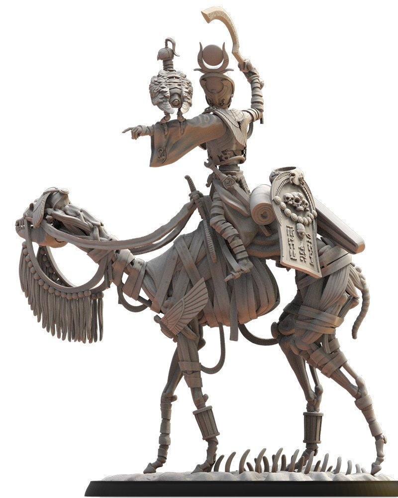 Khalid, the Eternal | Undying Dynasties | Lost Kingdom Miniatures | Warhammer Proxy | Kings of War | RPG | D&D | Tabletop