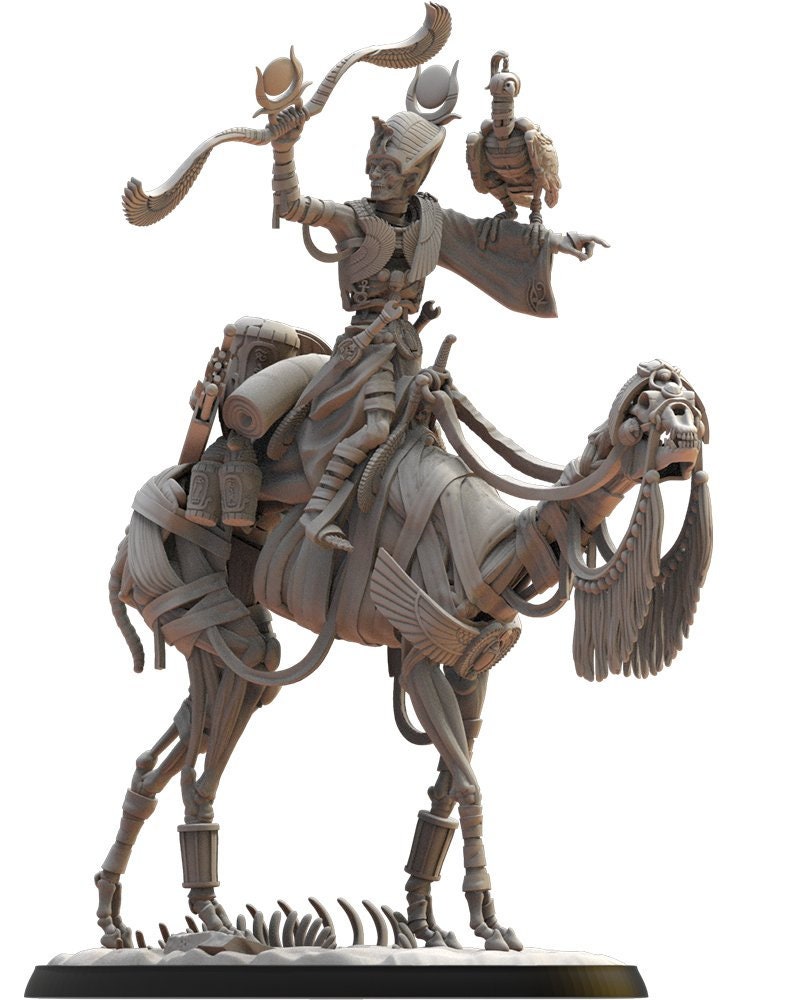 Khalid, the Eternal | Undying Dynasties | Lost Kingdom Miniatures | Warhammer Proxy | Kings of War | RPG | D&D | Tabletop