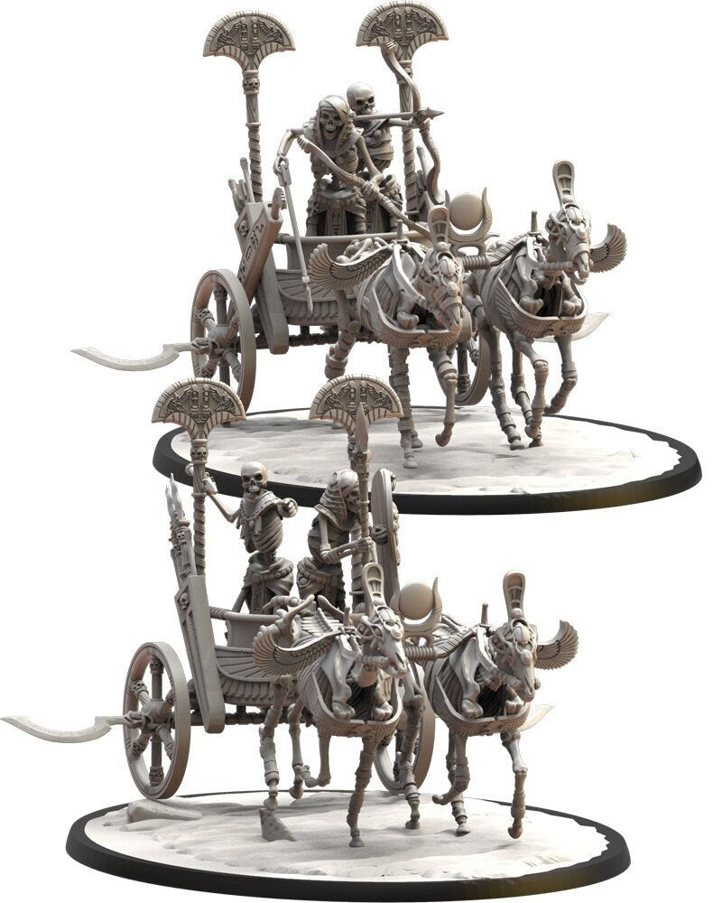 Second Dynasty Chariots | Undying Dynasties | Lost Kingdom Miniatures | Warhammer Proxy | Kings of War | RPG | D&D | Tabletop