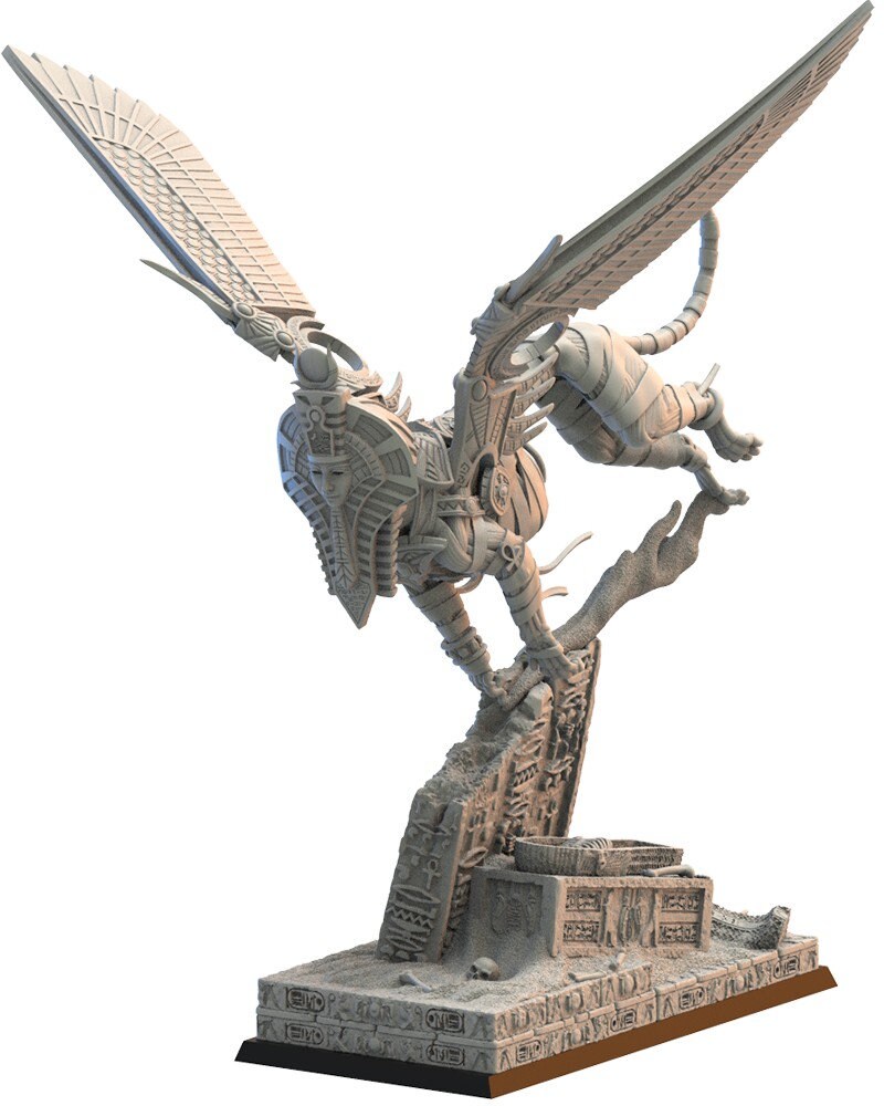 Divine Sphinx | Undying Dynasties | Lost Kingdom Miniatures | Warhammer Proxy | Kings of War | RPG | D&D | Tabletop