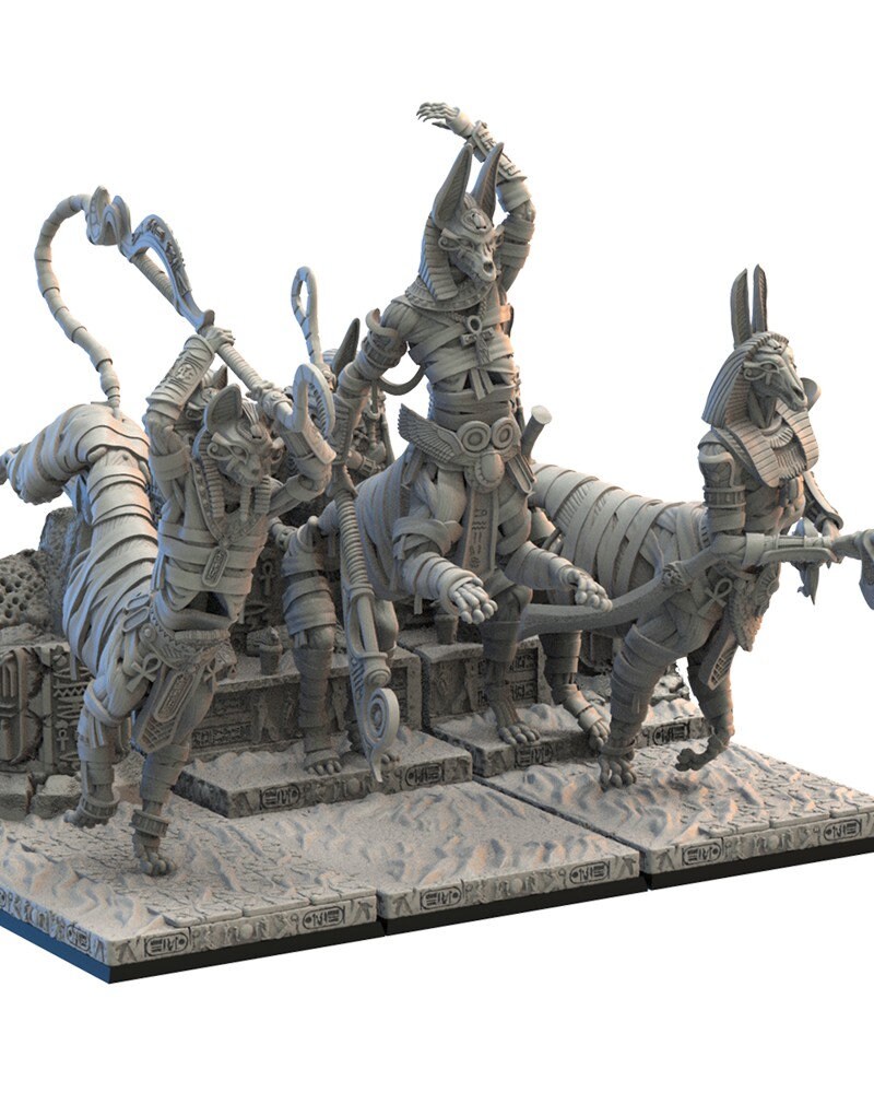 Tomb Guardians | Undying Dynasties | Lost Kingdom Miniatures | Warhammer Proxy | Kings of War | RPG | D&D | Tabletop