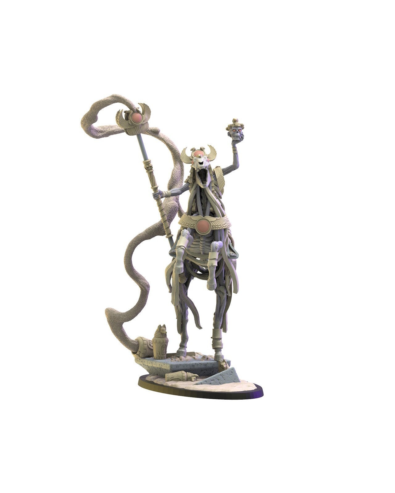 Seb, Headless Sorcerer | Undying Dynasties | Lost Kingdom Miniatures | Warhammer Proxy | Kings of War | RPG | D&D | Tabletop