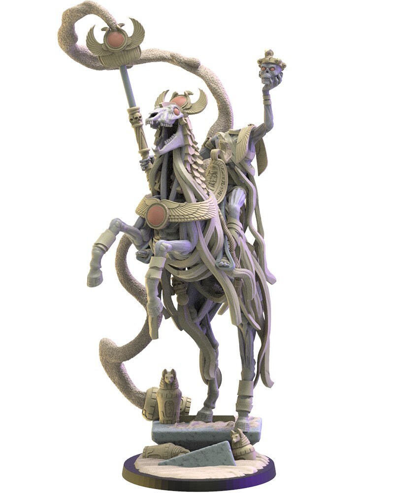 Seb, Headless Sorcerer | Undying Dynasties | Lost Kingdom Miniatures | Warhammer Proxy | Kings of War | RPG | D&D | Tabletop