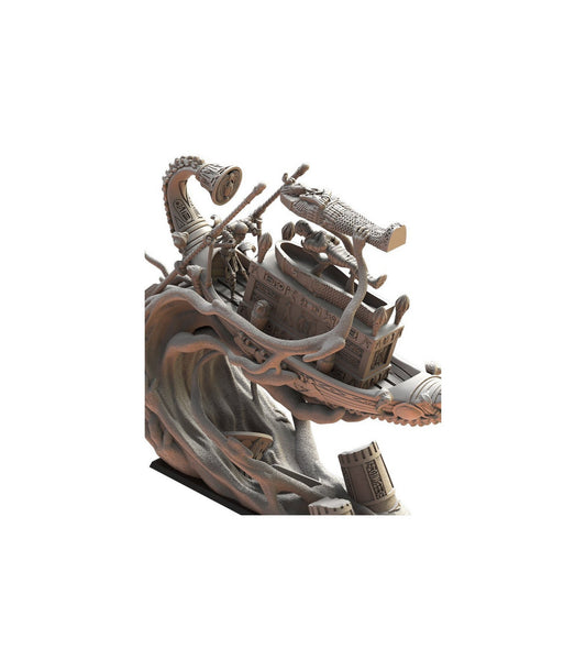 Khufu Ship | Undying Dynasties | Lost Kingdom Miniatures | Warhammer Proxy | Kings of War | RPG | D&D | Tabletop