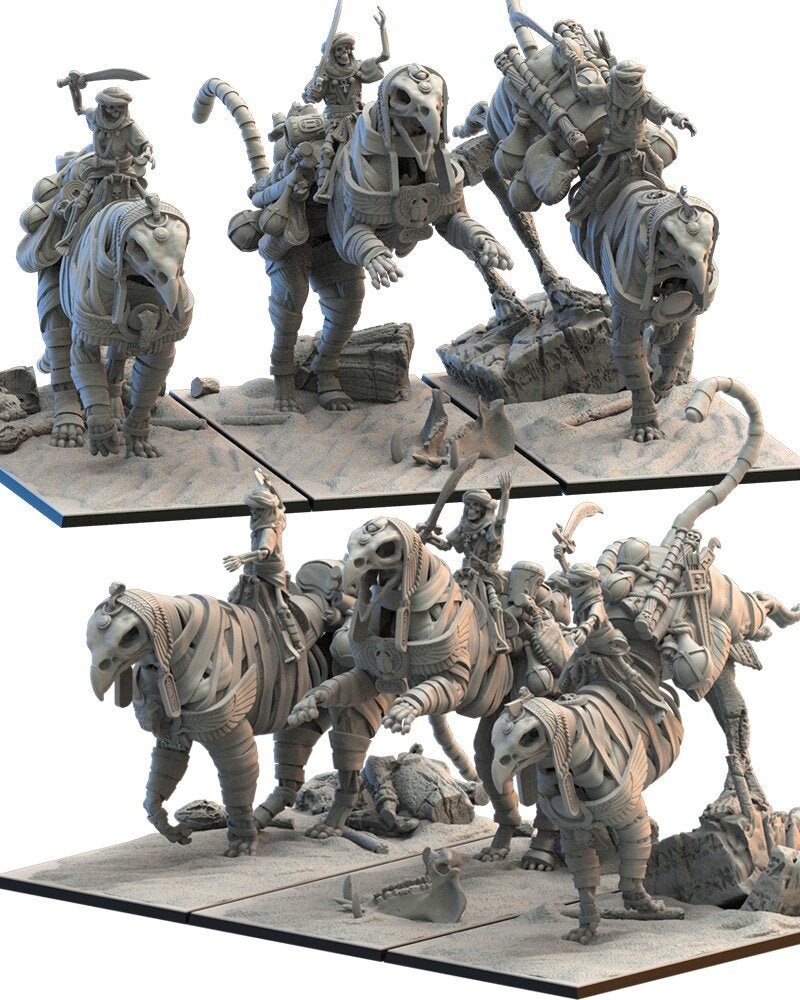 Sand Bedouins | Undying Dynasties | Lost Kingdom Miniatures | Warhammer Proxy | Kings of War | RPG | D&D | Tabletop