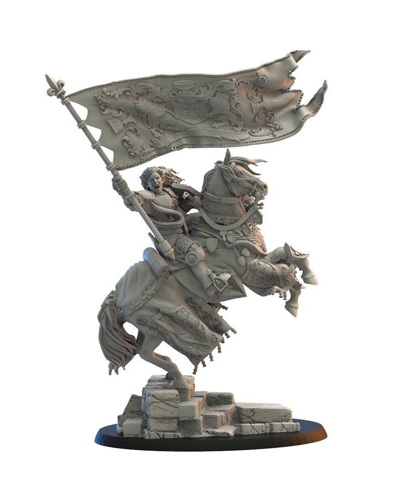 Kingdom of Mercia Standard Bearer | Kingdom of Mercia | Lost Kingdom Miniatures | Table Top Gaming | RPG | D&D | Pathfinder