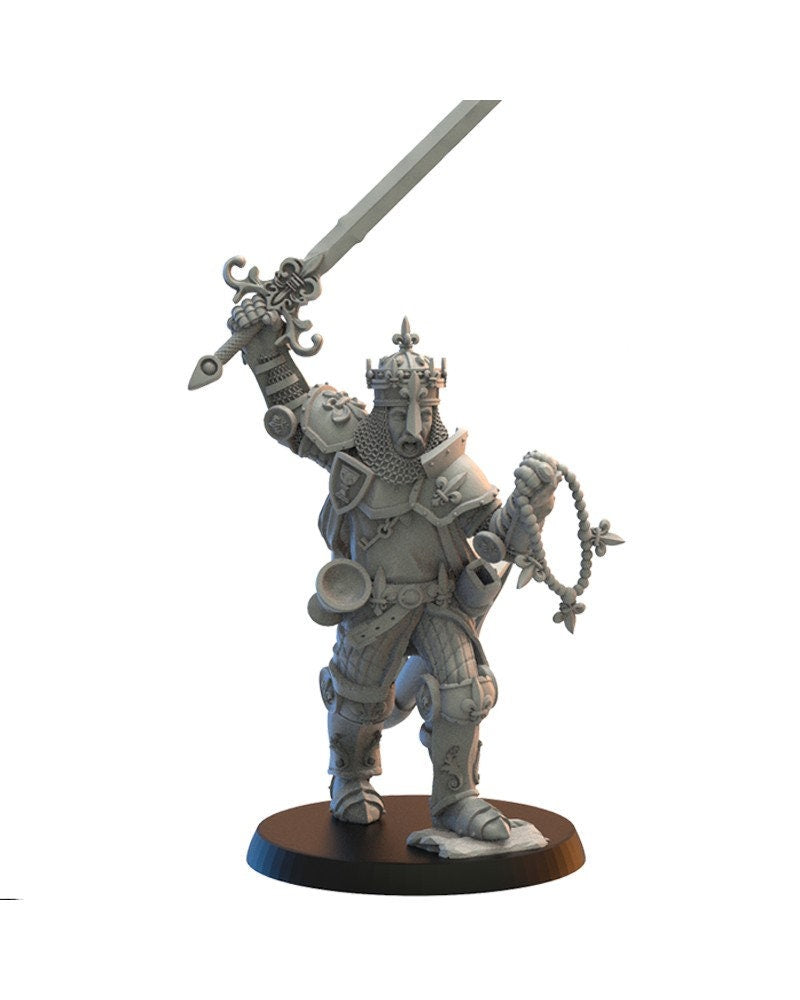Allard, King of Mercia on foot | Kingdom of Mercia | Lost Kingdom Miniatures | Table Top Gaming | RPG | D&D | Pathfinder