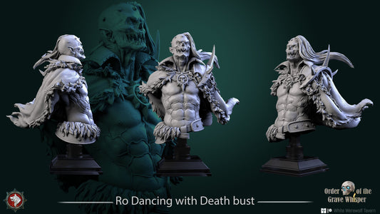 Ro Dancing With Death | Order Of The Grave Whisper | Bust | Resin 3D Printed Miniature | White Werewolf Tavern