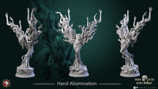 Hand Abomination | Order Of The Grave Whisper | Resin 3D Printed Miniature | White Werewolf Tavern