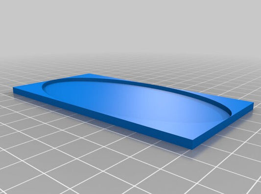 Base Converter: 100x50 Oval to 100x60 Rectangle