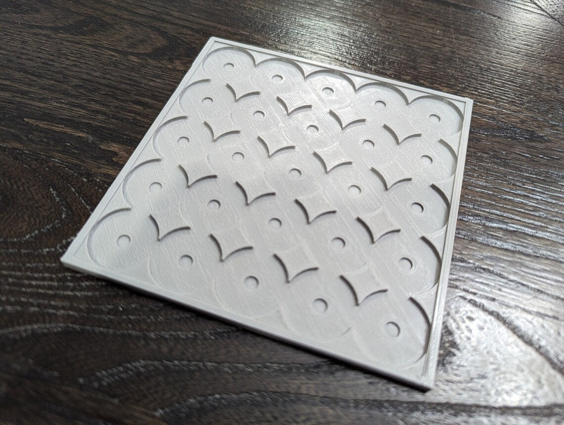 Round to Square Conversion Trays: 60x35 Oval to 75x50 Rectangle