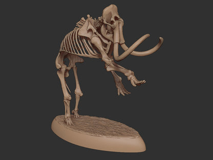 Skeletal Wooly Mammoth | 3 Poses | Extinct Animals | Limelight Miniatures
