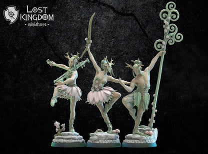 Bareetachi Dancers | Mori / Wood Elves | Lost Kingdom Miniatures