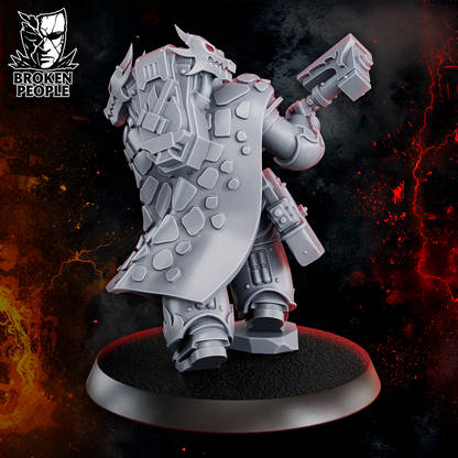 Justiciar Ignis Firehammer | Black Lions | Broken People