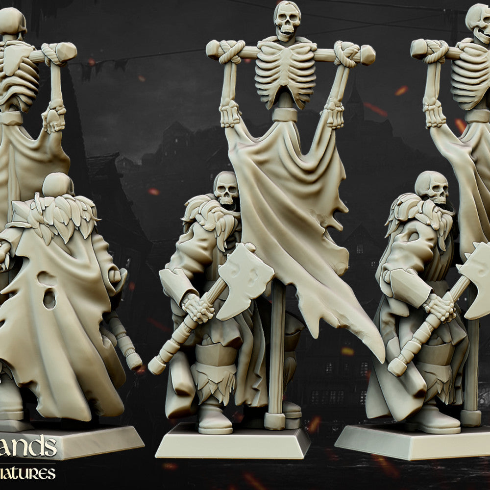 Undead Blackwatch standard bearer