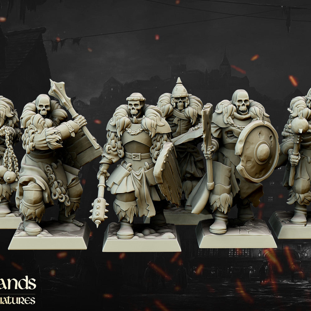 Undead Blackwatch core unit by Highlands Miniatures