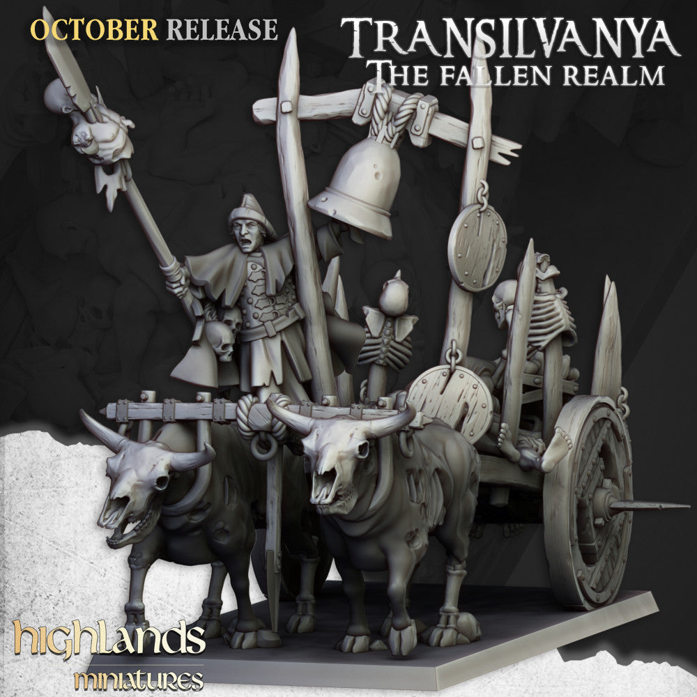 Corpse Cart undead war machine by Highlands Miniatures