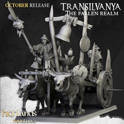 Corpse Cart undead war machine by Highlands Miniatures