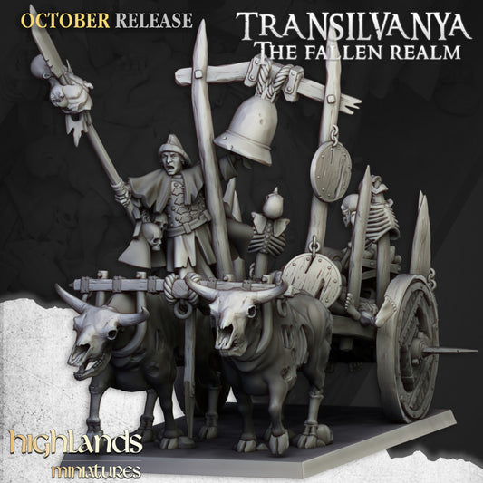 Corpse Cart undead war machine by Highlands Miniatures