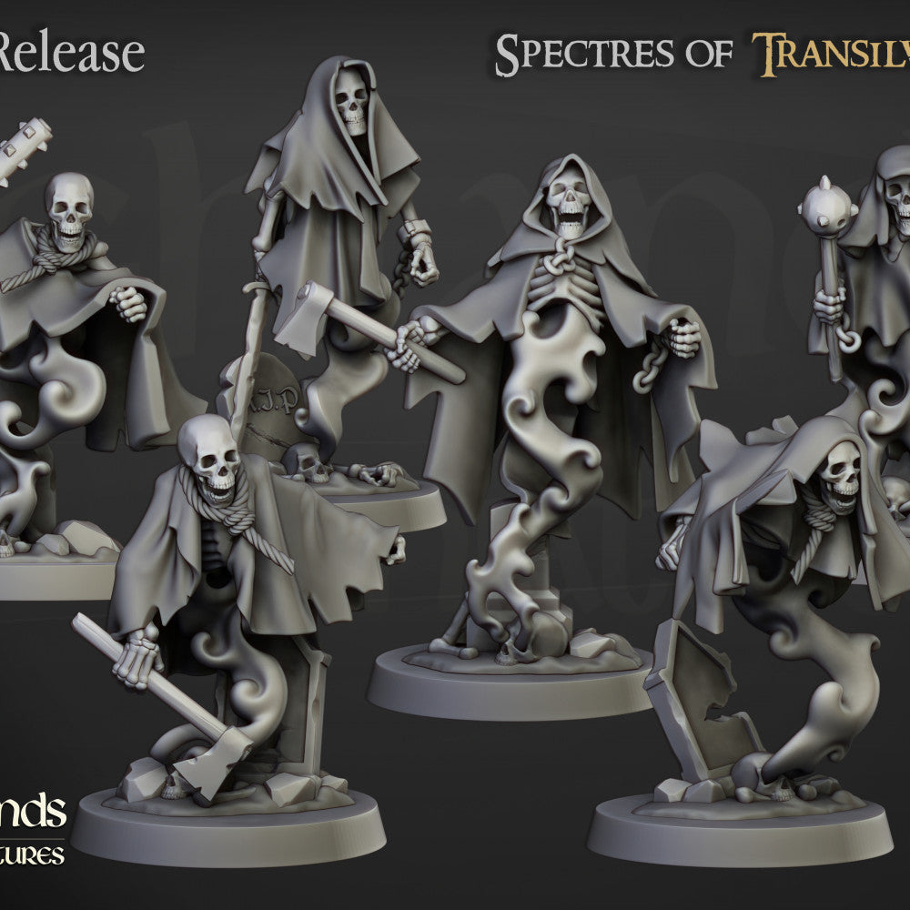 Crypt Ghosts spectre unit by Highlands Miniatures
