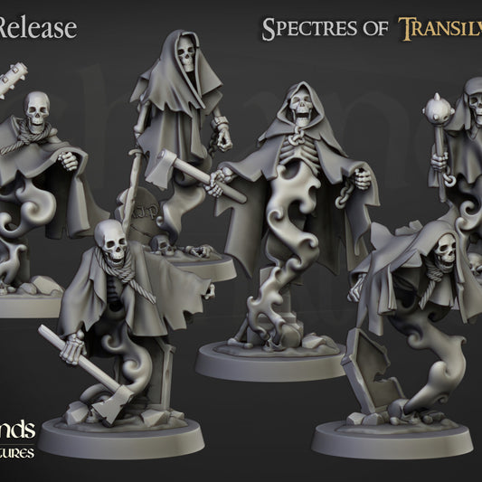 Crypt Ghosts spectre unit by Highlands Miniatures