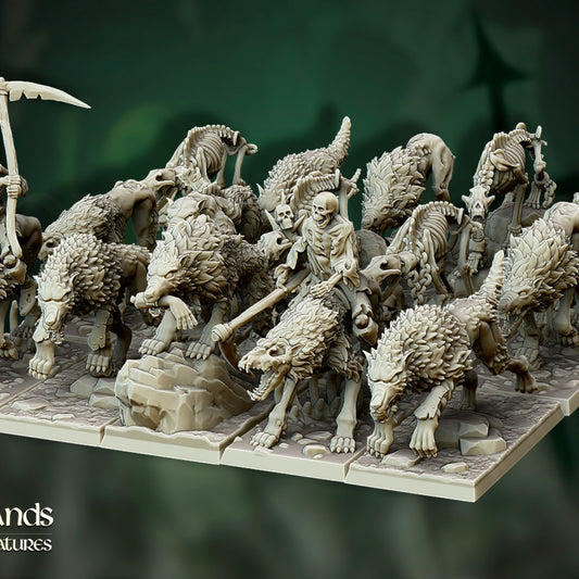 Undead Direwolves pack by Highlands Miniatures