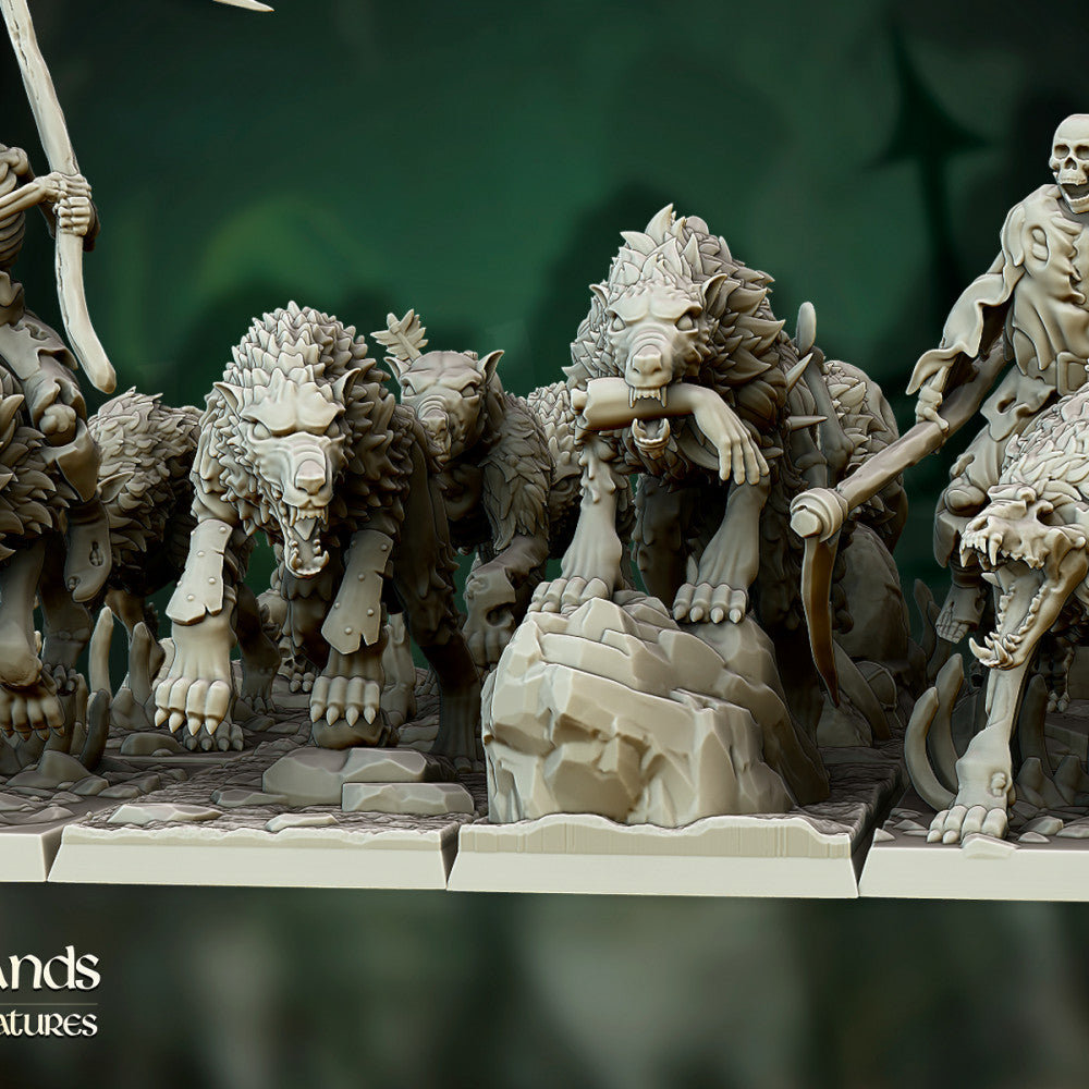 Direwolves pack detail
