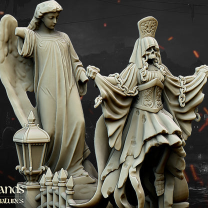 Lady Violet the Spectral Widow ghost heroine miniature by Highlands Miniatures