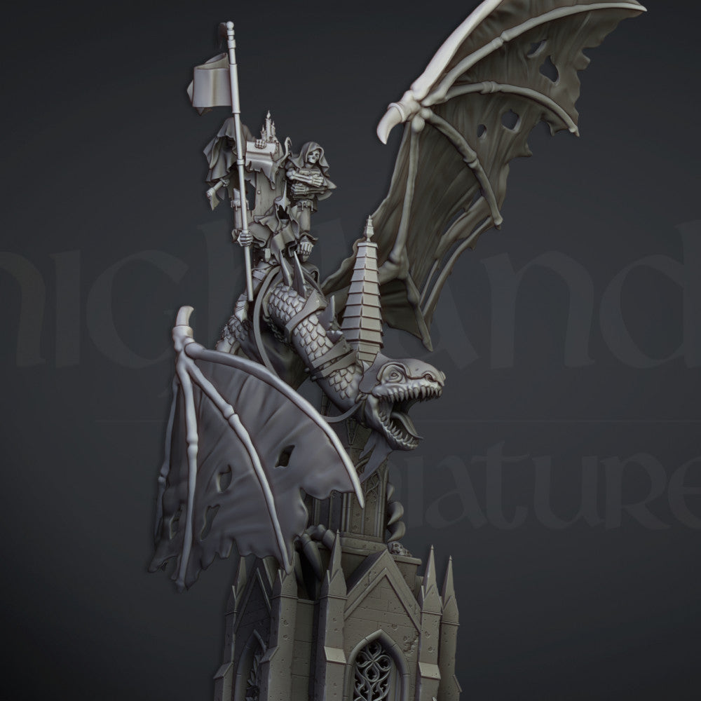 Lord Necromancer flying monster detail
