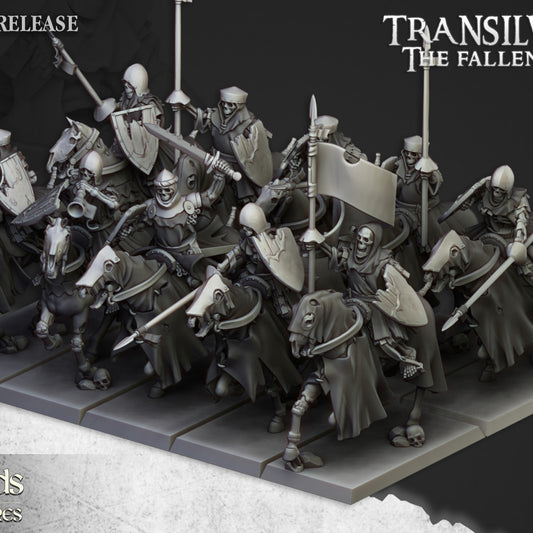 Mounted Skeletons cavalry unit by Highlands Miniatures