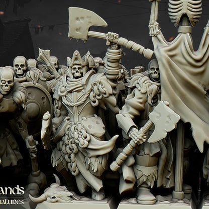 Undead Blackwatch command group by Highlands Miniatures