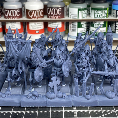 Skeleton warriors detail