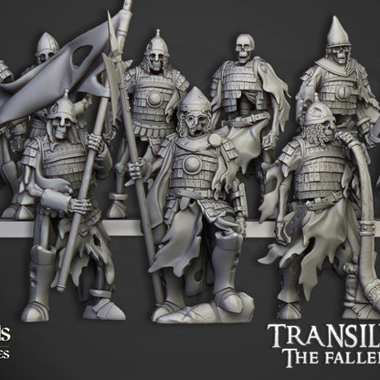 Skeleton Boyar Guard elite unit by Highlands Miniatures