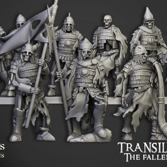 Skeleton Boyar Guard elite unit by Highlands Miniatures