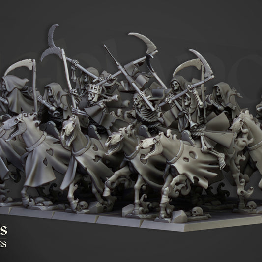 Spectral Cavalry ghostly riders unit by Highlands Miniatures